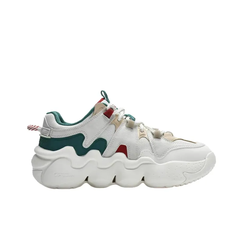FILA Panini Xmas Shoes 'White Green' Women's-1