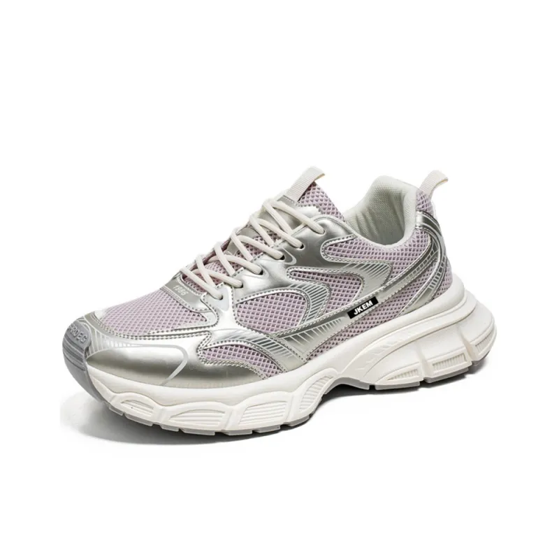 JKEM Anti-Slip Wear-Resistant Low-Top Chunky Sneakers Men's-7