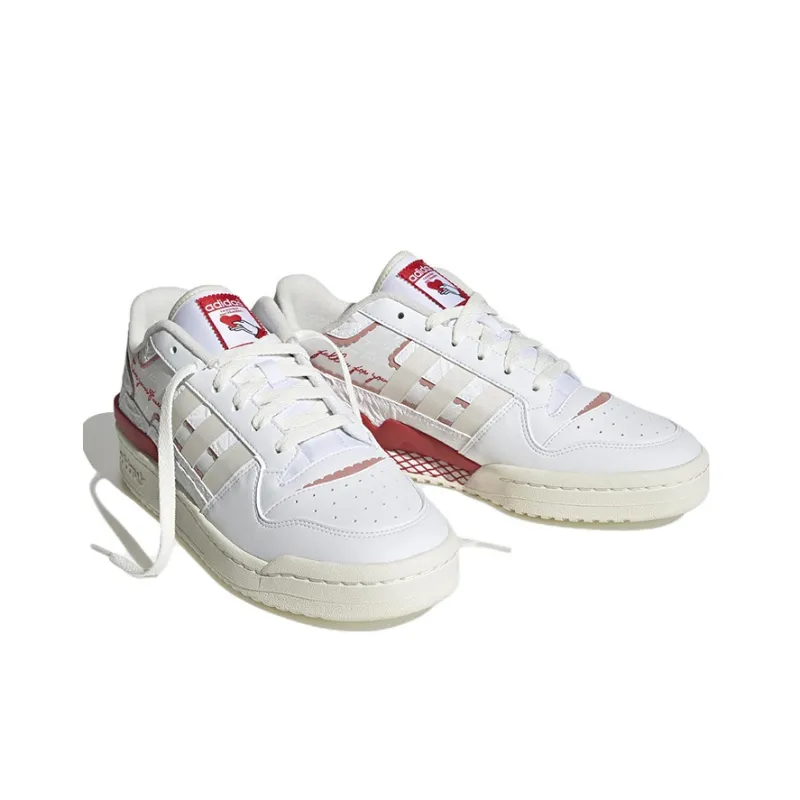 Adidas Originals Forum Exhibit Low 2 'White Red' Women's-2