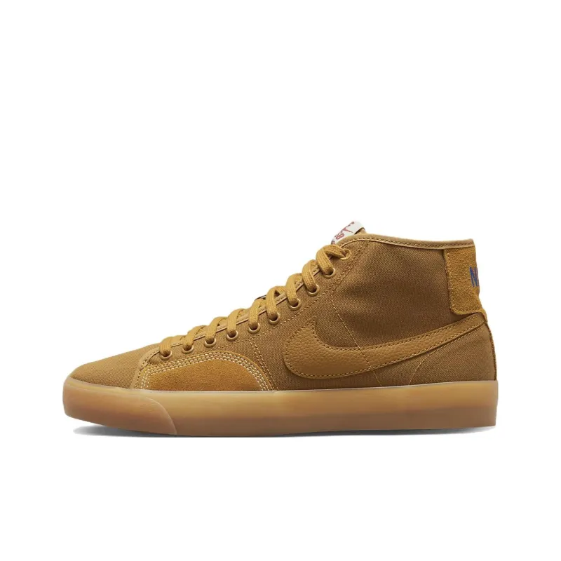 Nike Sb Blazer Court Mid Premium Desert Ocher-0