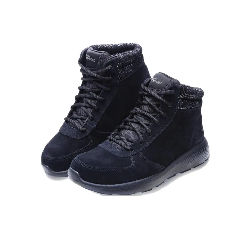 Skechers ON THE GO City 2 Wear-Resistant Slip-Resistant High-Top Sports Casual Shoes Women's Black Gray-2