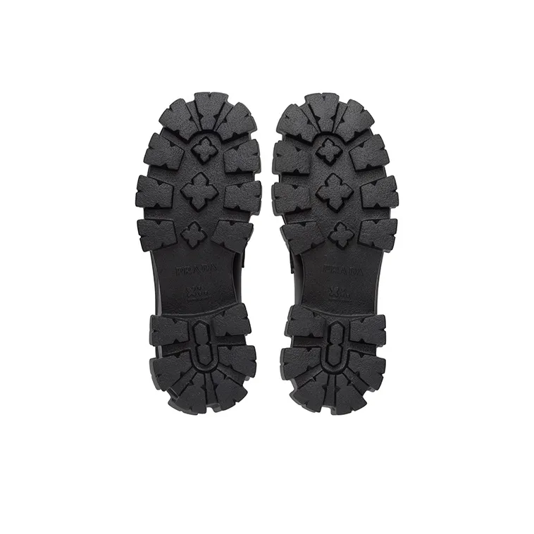 PRADA Monolith Loafer Black Men's-4