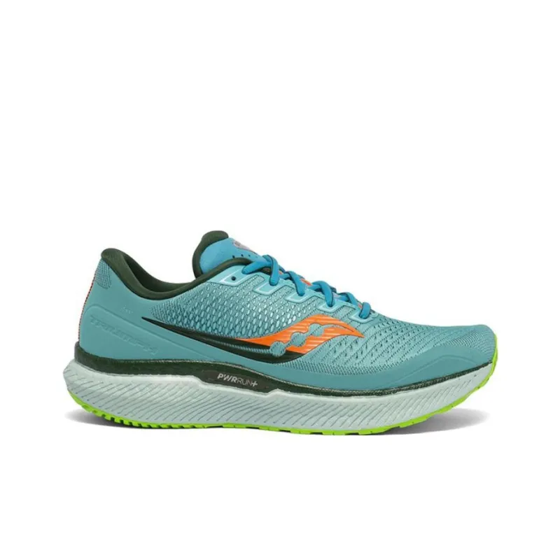 Saucony Triumph Shock Absorbers With Slip Resistant And Abrasion Resistant Properties Low Top Running Shoes Men's Green-1