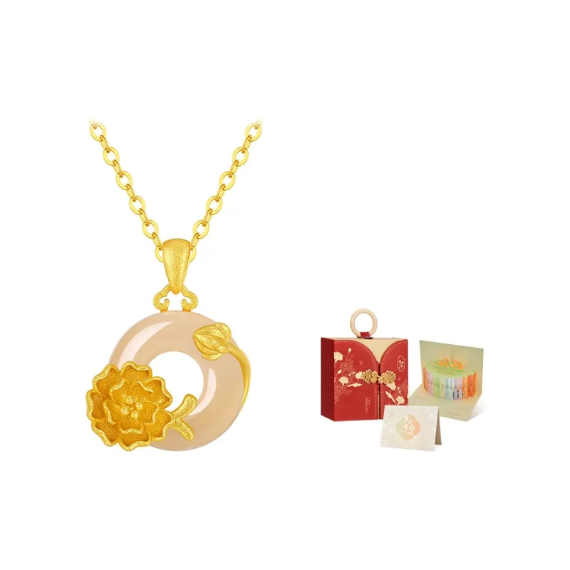 MAMADESHOUHU Chalcedony Jade Necklaces Women's-102