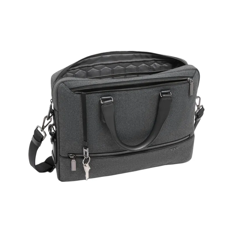 TUMI Nylon Shoulder Bag Crossbody Bag Handbag Men's Deep Carbon-1