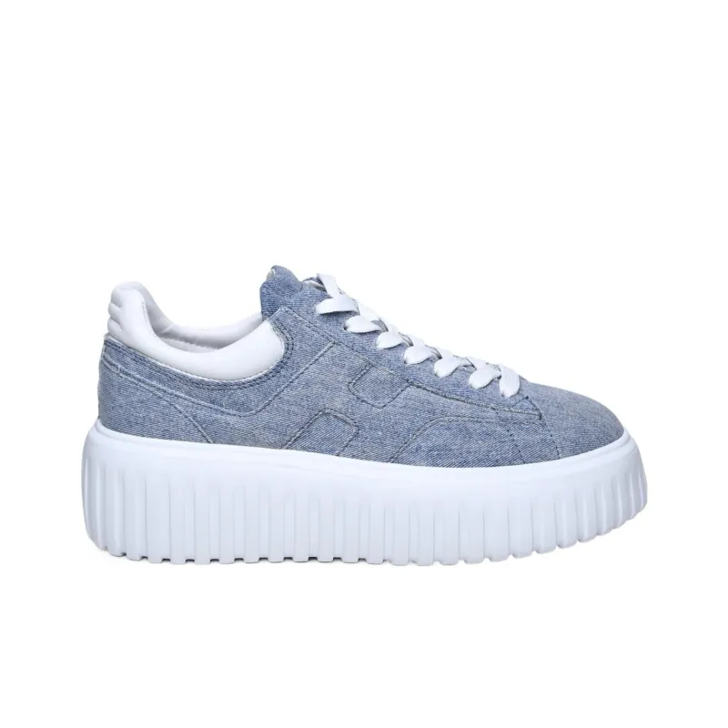 HOGAN Round Toe Lace-Up Sneakers Women's-1