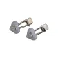 Blue Heart Duckbill Clip 1 Pair