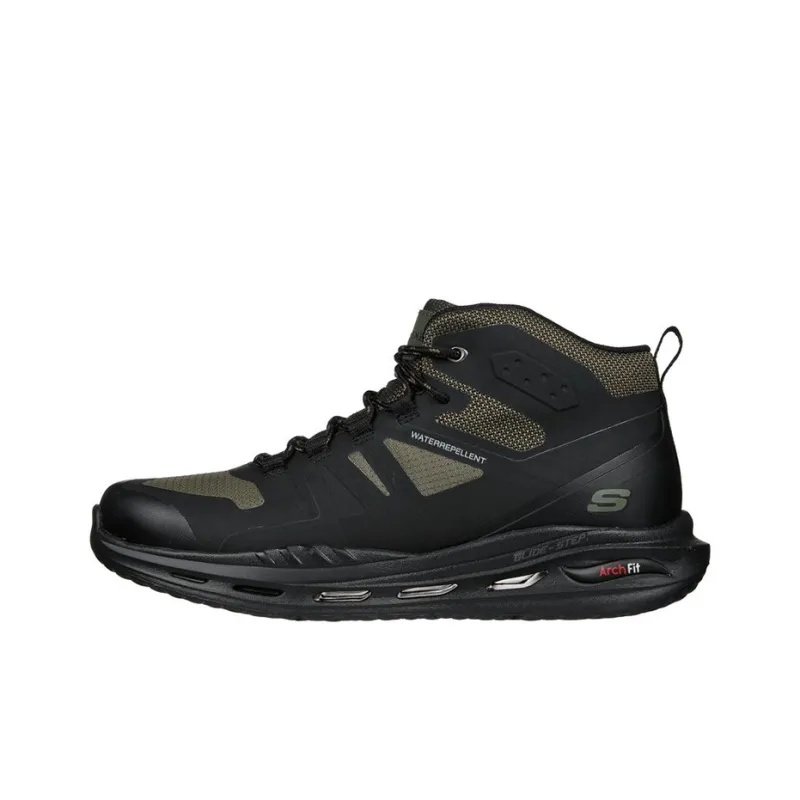 Skechers Arch Fit Series Casual Shoes Men High-Top Black-0