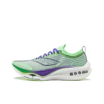LiNing Feidian 3 Ultra Cushioned Slip Resistant Low Top Running Shoes Unisex Light Neon Green