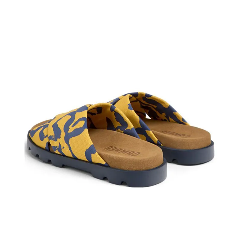 CAMPER Brutus Printed Crossover Strap Sandals-1