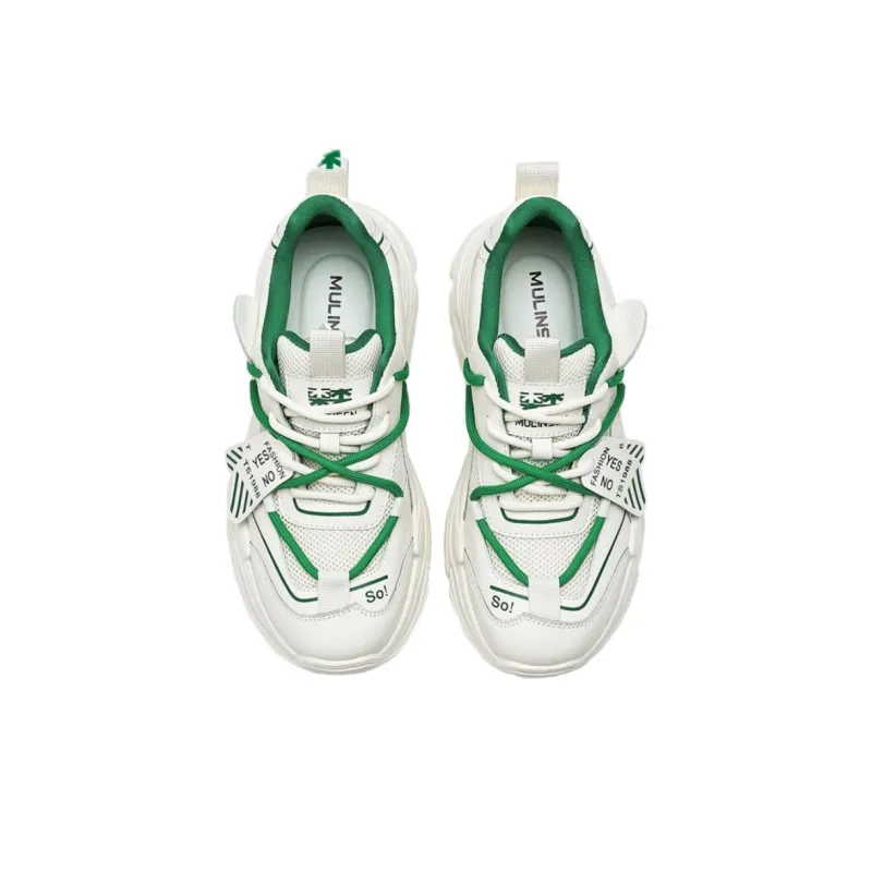 Mulinsen Abrasion Resistant Low Top Chunky Sneakers Women's-3