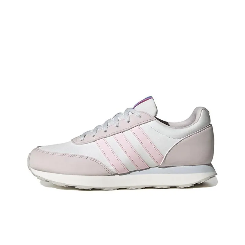 Adidas Neo RUN 60S 3.0 Anti-Slip And Wear-Resistant Lightweight Low-Top Casual Running Shoes Women's Pink White-0