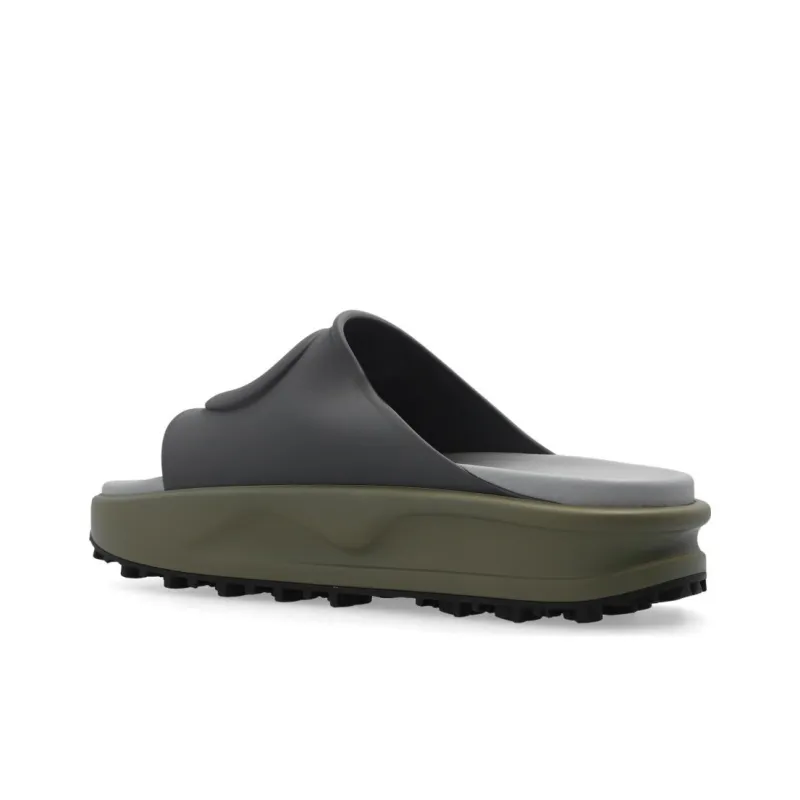 GUCCI Interlocking G Slide Dark Grey Khaki-3
