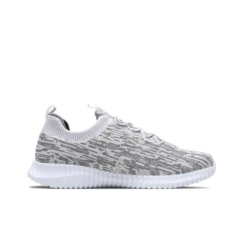 Skechers Elite Flex Hartnell Cushioning Anti-Slip And Wear-Resistant Low-Top Sports Casual Shoes Men's White Gray-1