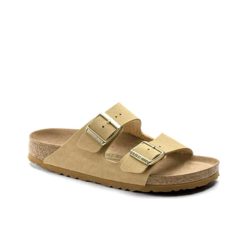Birkenstock Arizona Slide Slippers Women's Creamy Latte-1