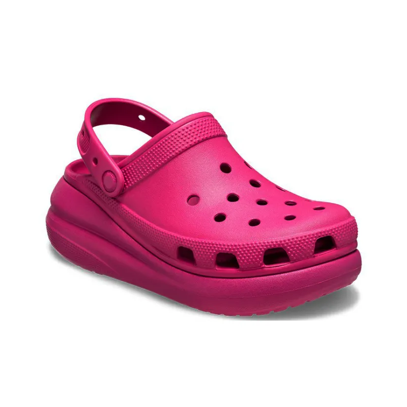 Crocs Classic Clog Klookge Cream Puff Shoes Clogs Unisex Fuchsia-2