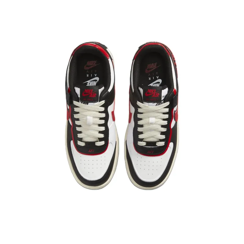 Nike Air Force 1 Low Shadow Summit White University Red Black Women's-3
