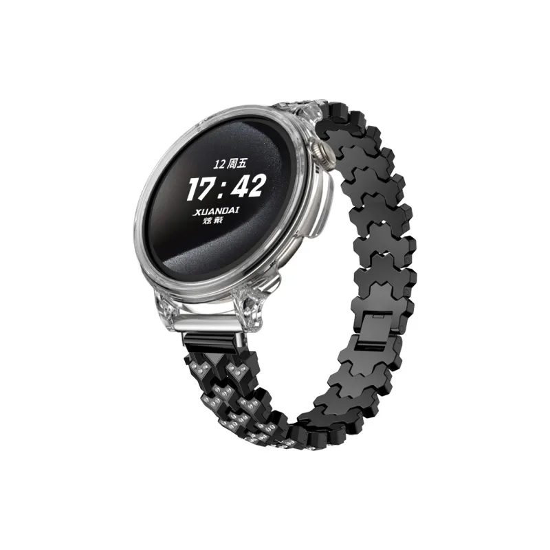 Yu Qing Compatibility Vivo Watch/iQOO Watch GT/3/2/1 Smart Wristband Vivo Compatibility Watch Band 150mm Alloy-15