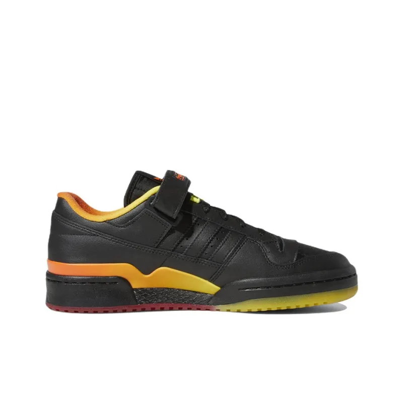 Adidas Forum Low Black Orange Yellow Gradient-1