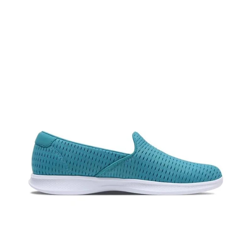 Skechers Go Step Lite Cushioning Wear-Resistant Rebound Low-Top Sports Casual Shoes Women's Turquoise-1