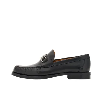 FERRAGAMO Gancini Leather Loafers