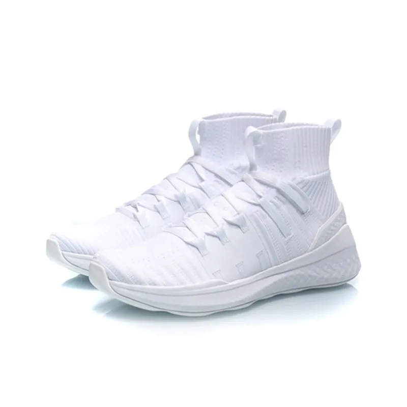 LiNing Wujie High Top Training Shoes Men's White-2