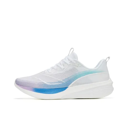 LINING Red Hare 6 Pro Running Shoes Women's Low-Top White/Blue/Cyan/Purple