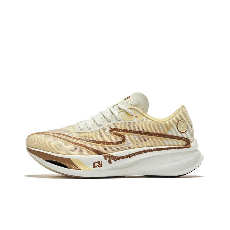 Erke Zhijing 1.0 Cushioning Anti Slip And Wear Resistant Low Top Running Shoes Men's Cheese Color-0