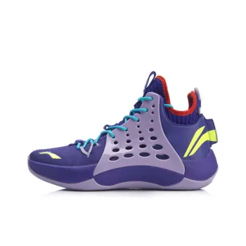 C.J. McCollum Sonic 7  Purple| LINING Mid Professional Basketball Sneakers