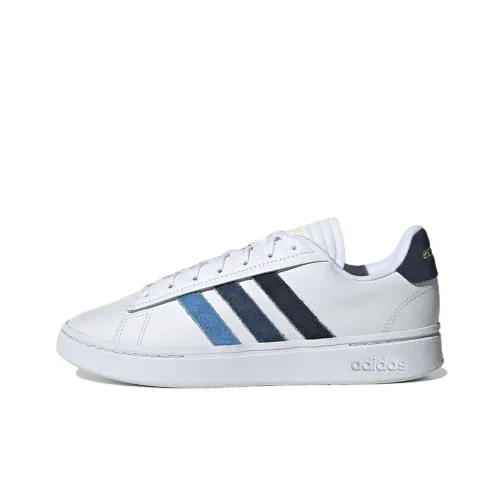 Adidas Neo Cloudfoam Skateboard Shoes Men Low-Top White/Blue