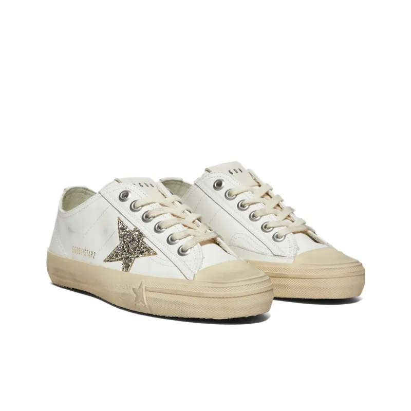 Golden Goose V-Star 2 Distressed Sneakers-2