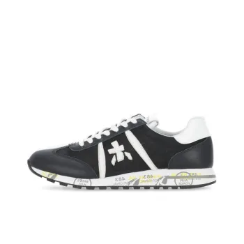 PREMIATA Lucy Cushioning Wear-Resistant Low-Top Casual Shoes Women's Black White