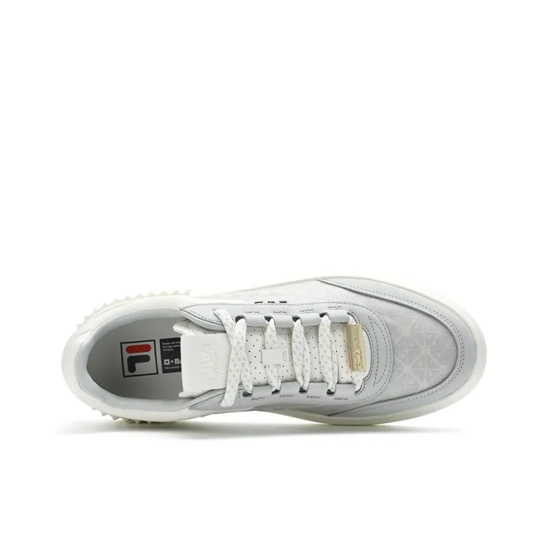 FILA Low-Top Skateboard Shoes Men's Twilight Gray/Snow-1