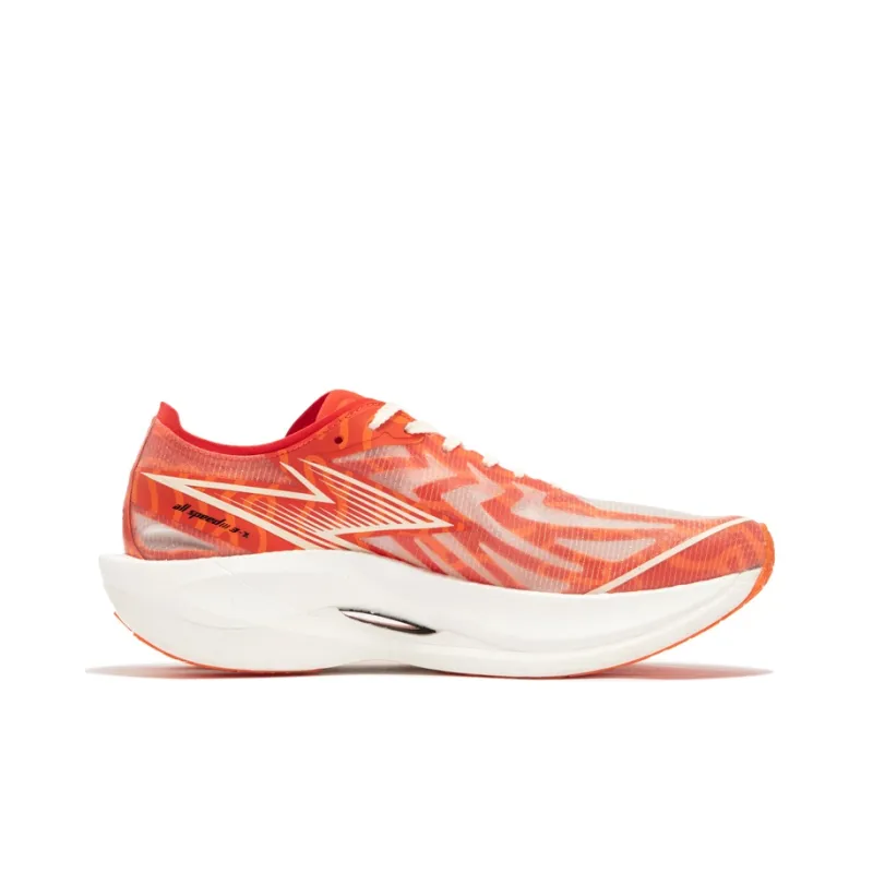 361° Cushioning Anti Slip Wear Resistant Breathable Lightweight Rebound Low Top Running Shoes Unisex Red Orange-1