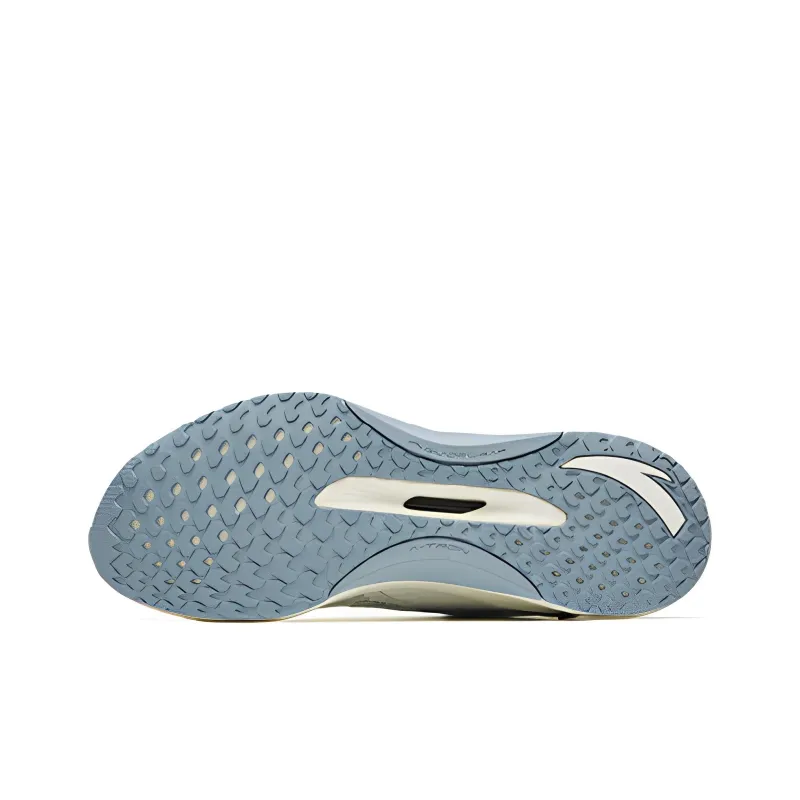 Anta Gen 3.0 Lite Anti Slip And Wear Resistant Rebound Cushioning Low Top Running Shoes White Light Blue-4