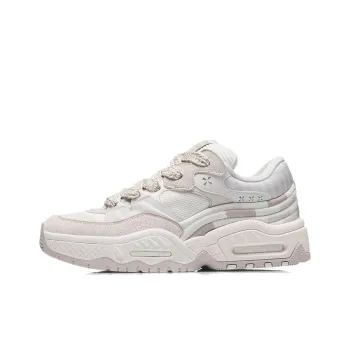 LiNing CF The One Low Top Sports Casual Shoes Men's White Sand Gray