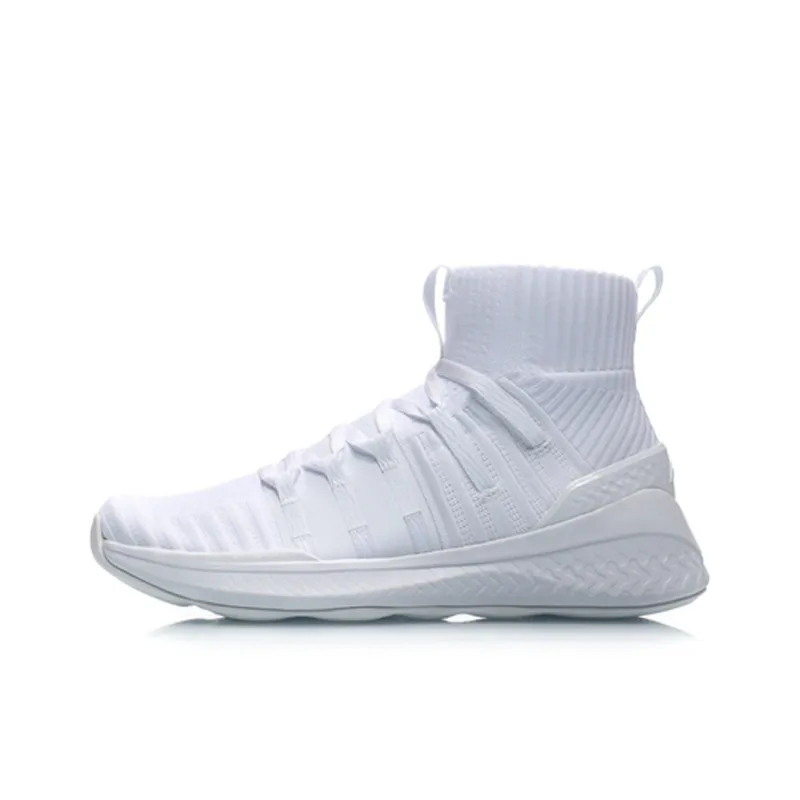 LiNing Wujie High Top Training Shoes Men's White-0