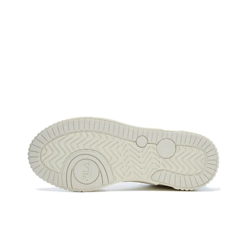 FILA Blocks Shoes 'White Beige Grey' Women's-5