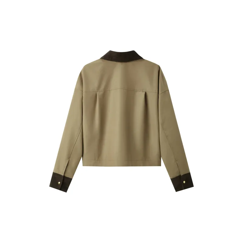 SEM/R Jackets Coats Women's Dark Khaki-1