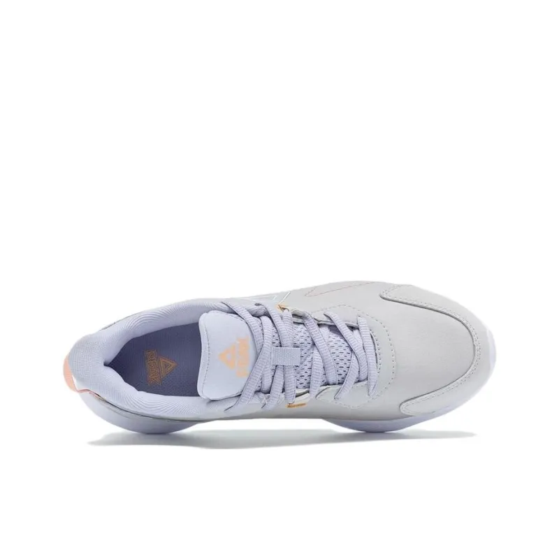 PEAK Effortless Anti Slip Wear Resistant Lightweight Water Resistant Low Top Running Shoes Women's Gray Purple-2
