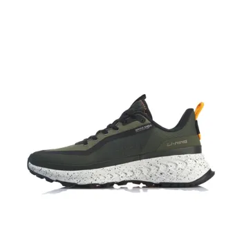 LiNing Wild Clouds Cushioning Lightweight Slip-Resistant Low-Top Running Shoes Unisex Pine Scent Green