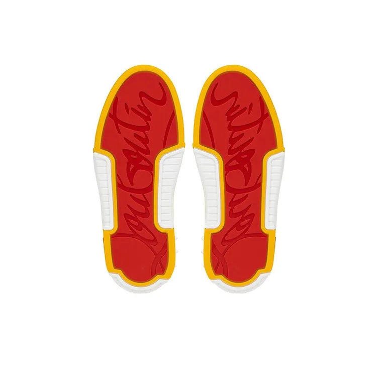 CL LUBOTING Astroloubi Low Top Skateboard Shoes Men's White Yellow-5