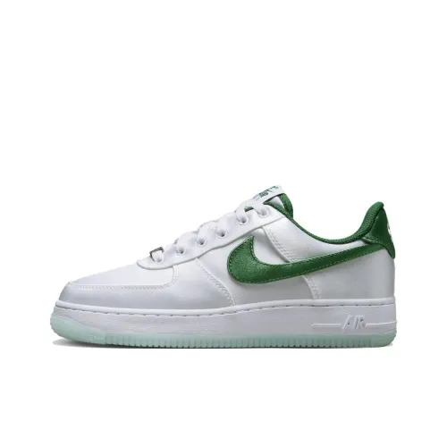 Nike Air Force 1 Low '07 Satin White Pine Green Women's