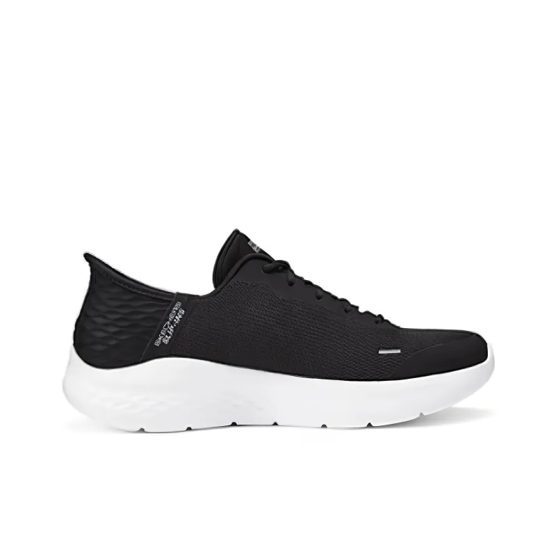 Skechers Slip Ins Anti Slip Wear Resistant Low Top Slip Ins Technology Running Shoes Men's Black White-1