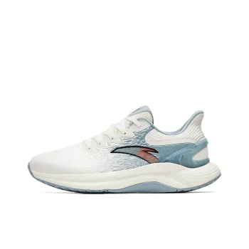 Anta Gen 3.0 Lite Anti Slip And Wear Resistant Rebound Cushioning Low Top Running Shoes White Light Blue