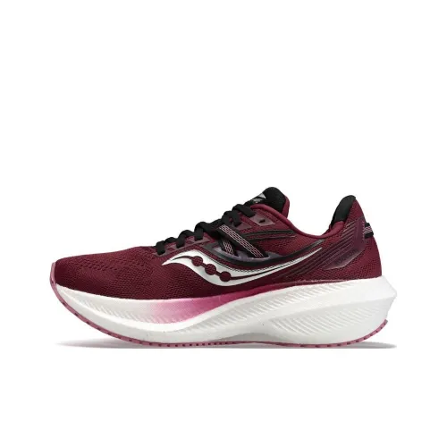 Saucony Triumph 20 Running Shoes Women's Low-Top Red Silver