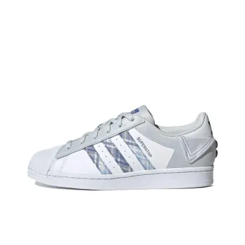 Adidas Originals Superstar 'White Gray Blue' Women's