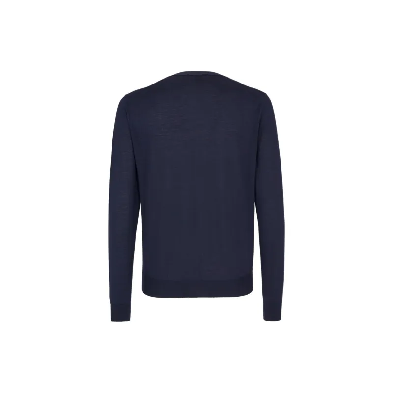 FENDI Ff Embossed V Neck Buttoned Cardigan-1