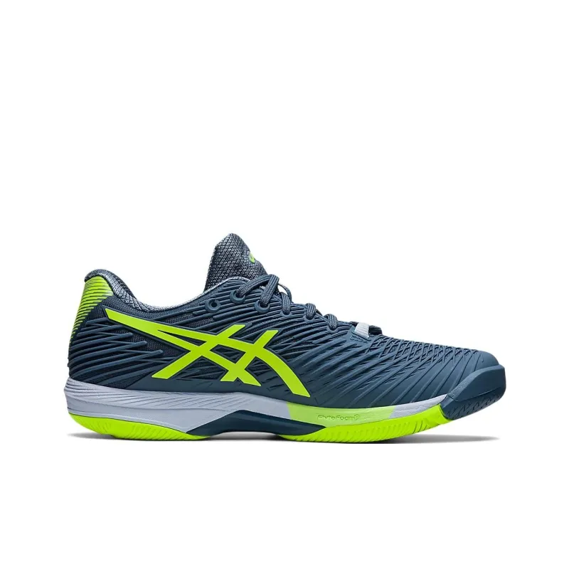 Asics Solution Speed Ff 2 'Steel Blue Hazard Green'-1