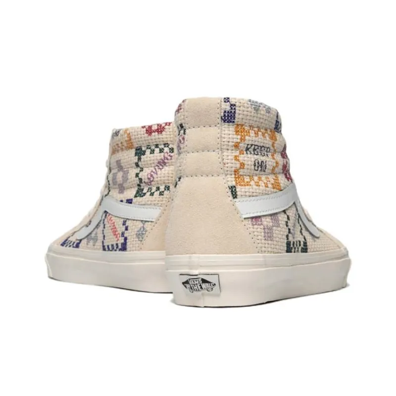Vans SK8 Hi 38 Dx Shoes 'Beige Multi' Women's-4